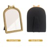 Gold Bow Resin Frame Mirror, Dual-Use Tabletop & Wall Mounted