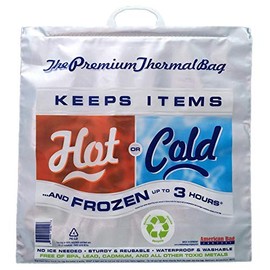 PINSUKO Insulated Bag, Lightweight, Waterproof, Reusable, 100% Recyclable, Food Safe, Holds Up to 30 lbs