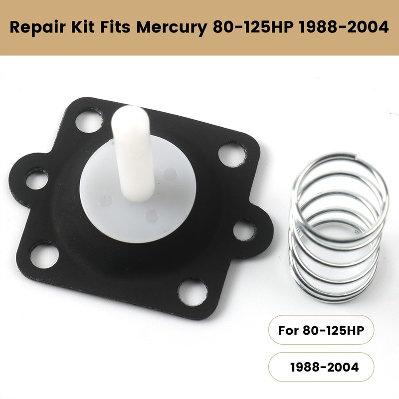 Accelerator Pump Repair Kit 811287 Compatible with Mercury 80-125HP 1988-2004
