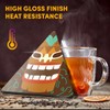 1 x Triangle Coaster - Hawaiian Tiki Mask Icon Cork