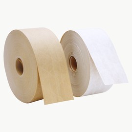 Intertape K73033-1 Legend Reinforced Gummed Paper Tape: 2-3/4" x 500 ft, White