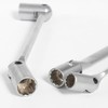 FLZOSPER Metric 10×12mm Double Flexible Socket Wrench, 12 Point