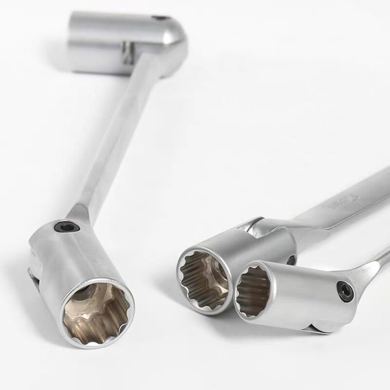 FLZOSPER Metric 10×12mm Double Flexible Socket Wrench, 12 Point