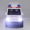 Ambulance Toy, 1:32 Mini Stimulation Alloy Ambulance Car Sound and