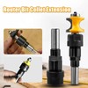 Evponk 1/2 Inch Shank Router Bit Collet Extension, Heavy-Duty Router