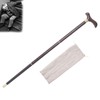 Assembly 3 Sections Wooden Walking Cane Hiking Walking Sticks Hand
