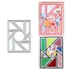 Rectangle Grid Frame Metal Die Cuts Dies, Rectangle Geometric Grid