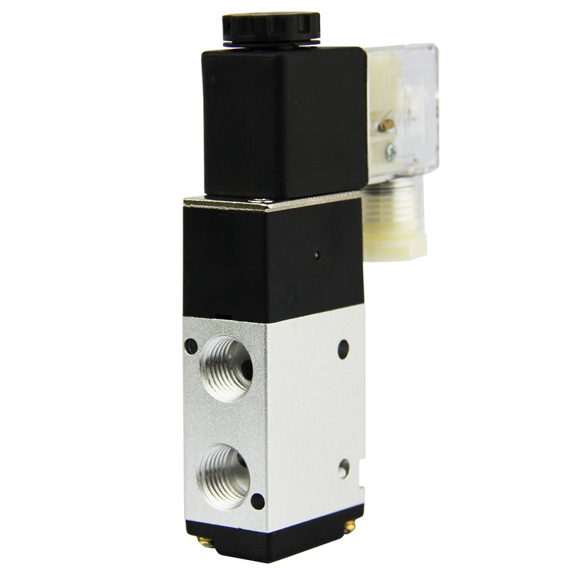 U.S. Solid 1/4inches NPT 3 Way 2 Position Pneumatic Electric