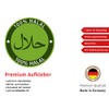 Sticker 100% Halal Notice Sign for Doner Snack Bistro Premium