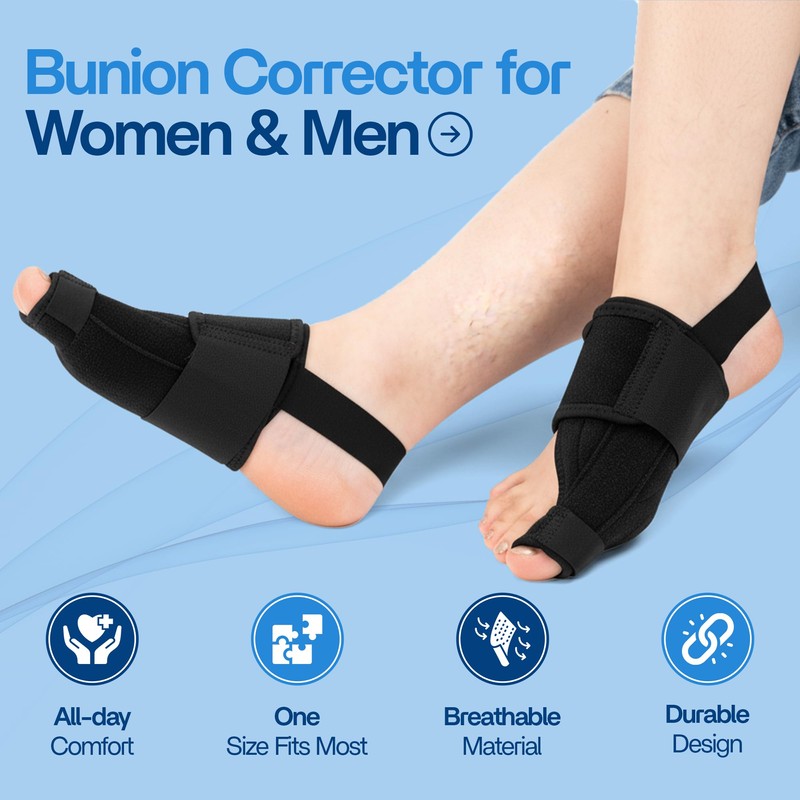 Bunion Corrector for Women & Men (2 Pack) Hammer Toe