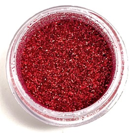 HOLIDAY RED 6 grams Luxury Diamond Dust for Christmas Cakes, Cupcakes, Cookies, Icing, Chocolate Wedding Party Baking Cupcake Cookie Ice Cream Decoration Supplies