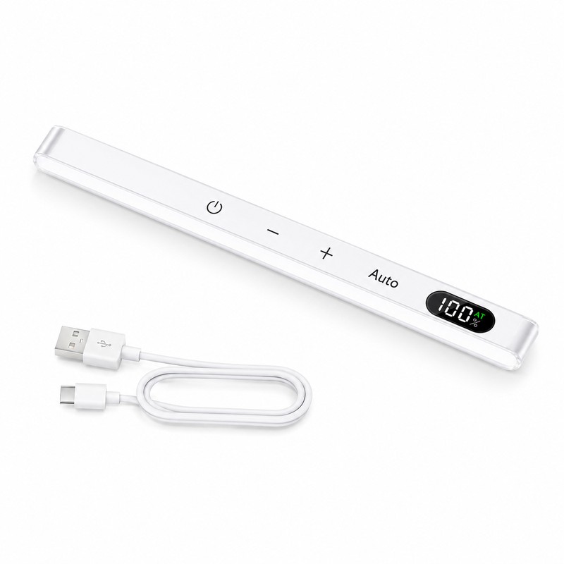 Rechargeable Under Cabinet Light with Motion Sensor – 60 LED