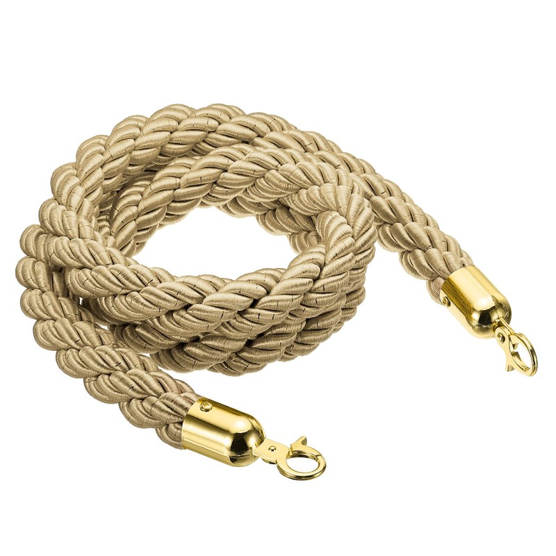 PATIKIL Stanchion Rope, 1.5m/5Ft Barrier Rope Twisted Post Ropes with