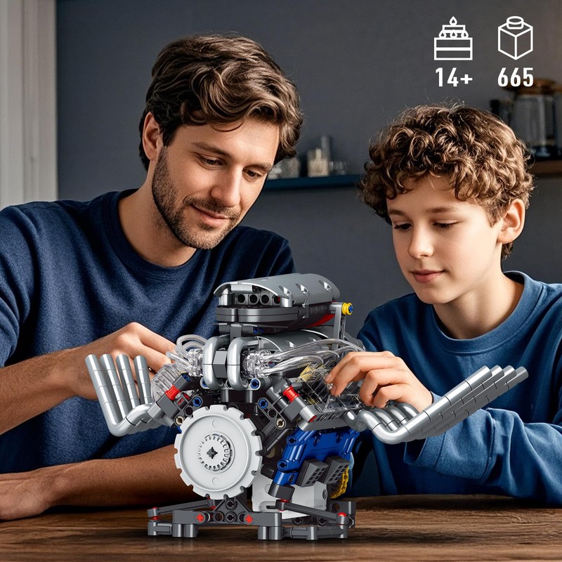 HIGH GODO V8 Engine Kits That Runs, DIY Car Engine