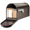 ARCHITECTURAL MAILBOXES Architectural Mailboxes 8830RZ-10 Winston Post Mount Mailbox, Rubbed