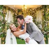 Wedding Backdrop for Ceremony Wedding Flowers Greenery Grass Photography Background