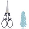 BIHRTC 5.1inch Sewing Scissors Household Scissors Stainless Steel Straight Pointed