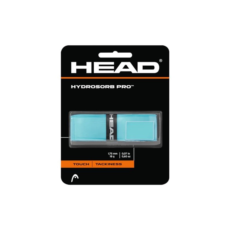 HEAD Unisex Adult Hydrosorb Pro Tennis Grip Tape, Teal, One