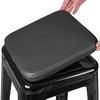 SINOSSO Modern Faux Leather Bar Stool Cushion 1 Piece, Leathaire