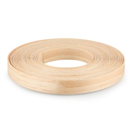 Skelang Pine Edge Banding, 3/4" X 50' Wood Strip Preglued, Iron on Veneer Edging Tape for Cabinet, Table, Door