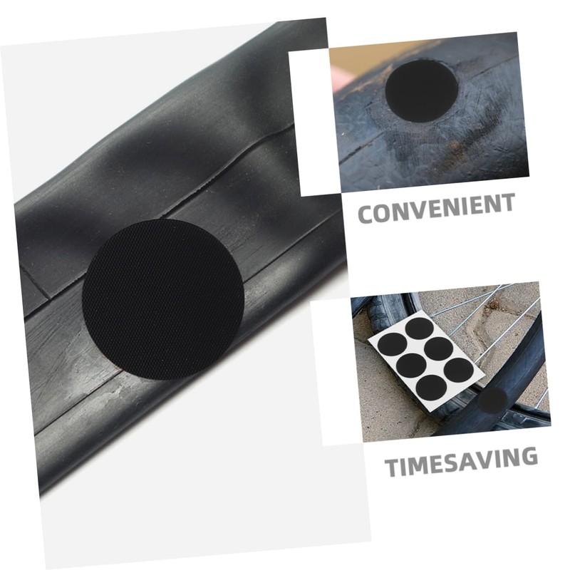 NOLITOY 18pcs Bike Tire Repair Patch Kit Durable Patches for