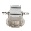 Beer Keg Cleaning Adapter Stainless Steel Leakproof Strong Cleaning Effect