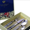 Lomonosov Imperial Porcelain Cobalt Net Blue Silverware Stainless Steel (Spoon,