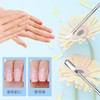 LeTradeJP Cuticle Pusher Nail Tool Set of 1 Durable Rust