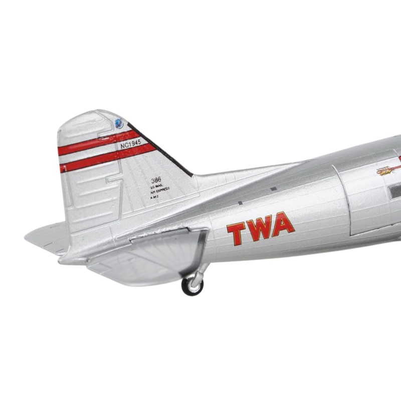 Daron Postage Stamp Douglas DC-3 TWA 1/144 Scale Silver