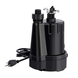 Smartbot Submersible Water Pump 1/4 HP Sump Pump Thermoplastic Utility Pump Small Electric Water Pump 2000 GPH Water Remove for Basement Hot Tubs Garden Pool Cover Window Wells with 10 ft Power Cord
