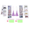 2 Set Diamond Bookmarks 5D DIY Painting Crystal Embroidery Tassel