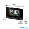 MAG T-793A BK Noah Precision Alarm Clock, Table Clock, Radio