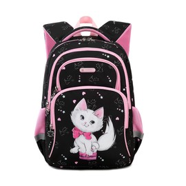 Cusangel Backpack for Girls Boys School Bookbags Kindergarten Elementary Lightweight Waterproof Multifunctional Large Capacity for Backpack (16 inch cat Fun Prints)