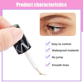 5 Colors Diamond Glitter Eyeliner Liquid Set, Long Lasting Waterproof Sparkling Eyeliner Set, Shiny Metallic Metallic Shimmer Glitter Eyeshadow for Women Girls Eye Makeup Party Festival (A)