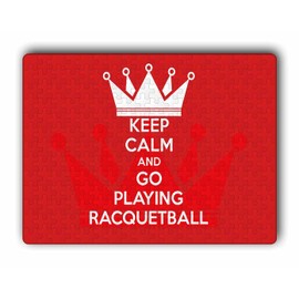 Makoroni - Keep Calm and GO Playing Racquetball - Jigsaw Puzzle 252 pcs, DesS97