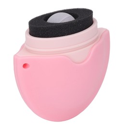 Kikumi Sonnenschutz-Applikator f1r Kinder und Erwachsene, Nachf1llbarer Roll-On-Schwamm, Abnehmbarer Schwamm, Sonnenschutz-Lotion-Applikator (Rosa)