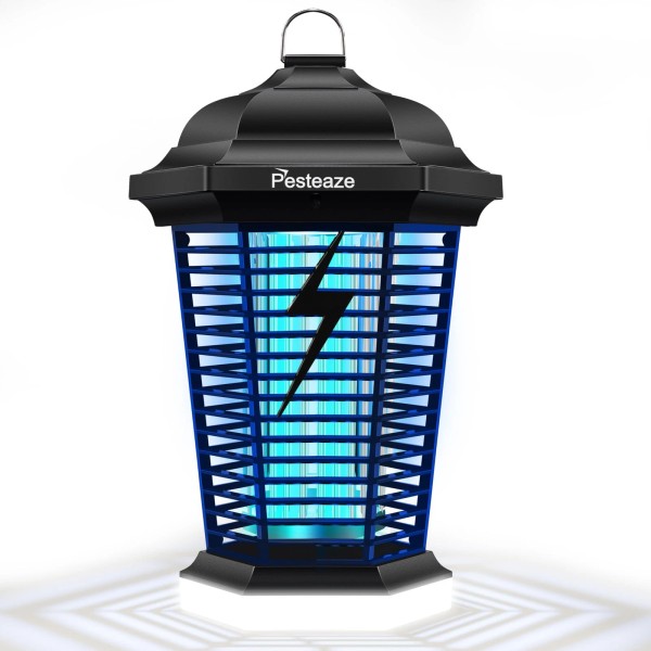Pesteaze Bug Zapper Outdoor with LED Light, 5600V Electric Fly
