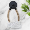 HOJLKLD 2 Pack Nautical Retro Hand Towel Ring Rope Toilet