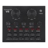 V8 Multifunctional Live Sound Card Intelligent Volume Adjustable Multiple Funny