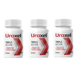 3pack Uroxel L-arginina Apoyo Para Próstata 21caps Sfn 3pack