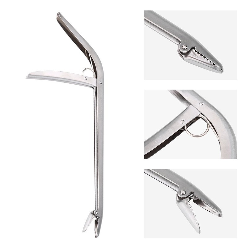Stainless Steel Fish Hook Remover Pro Fishing Extractor Removing Clamp