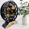 The Gears Clock Desk Clock 10 inches with Real Moving