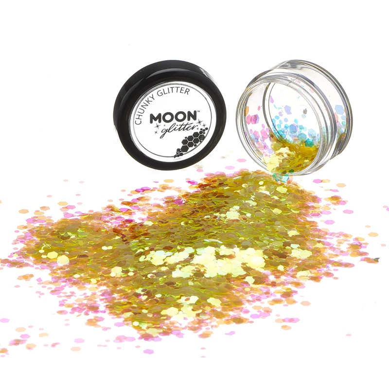 Moon Glitter Iridescent Piece Glitter – 100% Cosmetic Glitter for