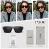 LVIOE Polarized Sunglasses Fit Over Glasses for Women Men, Wrap