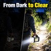 USB & Solar Rechargeable LED Flashlight with COB Side Light