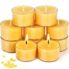 UGBEM Beeswax Tea Light Candles Bulk 6 Hour Non Toxic
