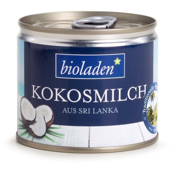 bioladen Coconut Milk with 60% Coconut Content (1 x 200