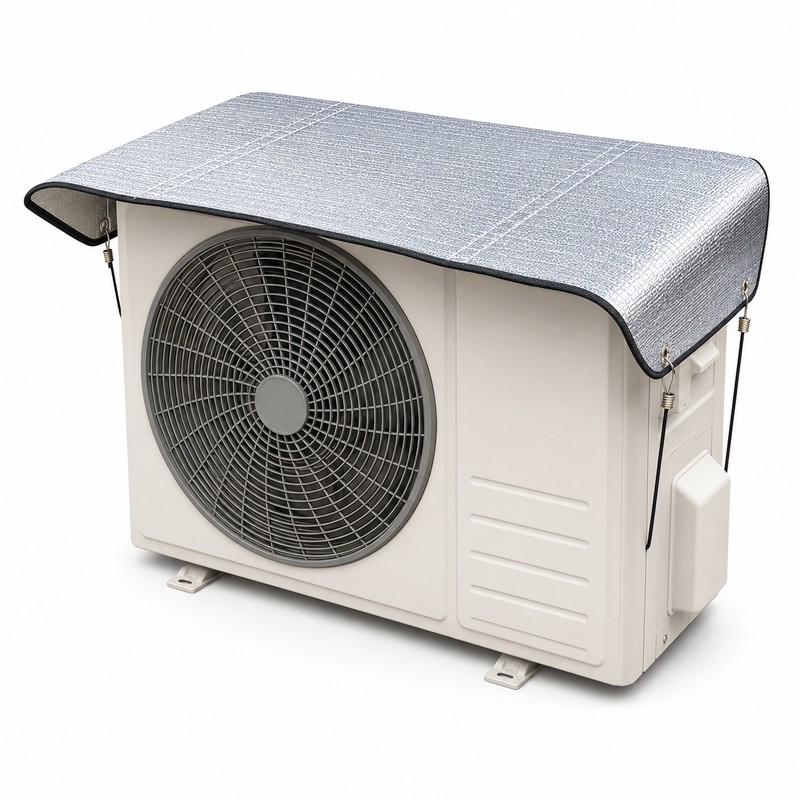 2 Pack Outdoor Air Conditioner Cover Waterproof Rainproof AC Unit