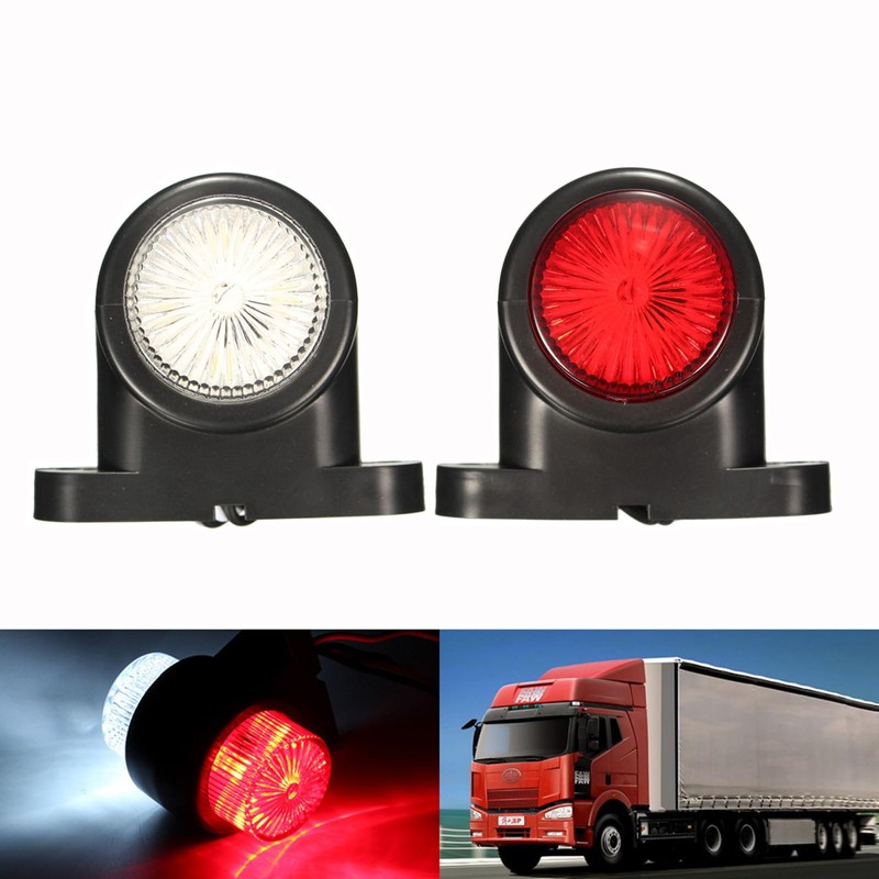 Krtopo 2 x Side Marker Lights 12 / 24 V