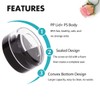10 Gram Sample Containers with Lids, 10 Pack Sample Jars,